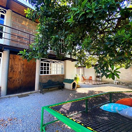 Casa Encino Con Alberca Climatizada En Tepoztlan Villa Luaran gambar